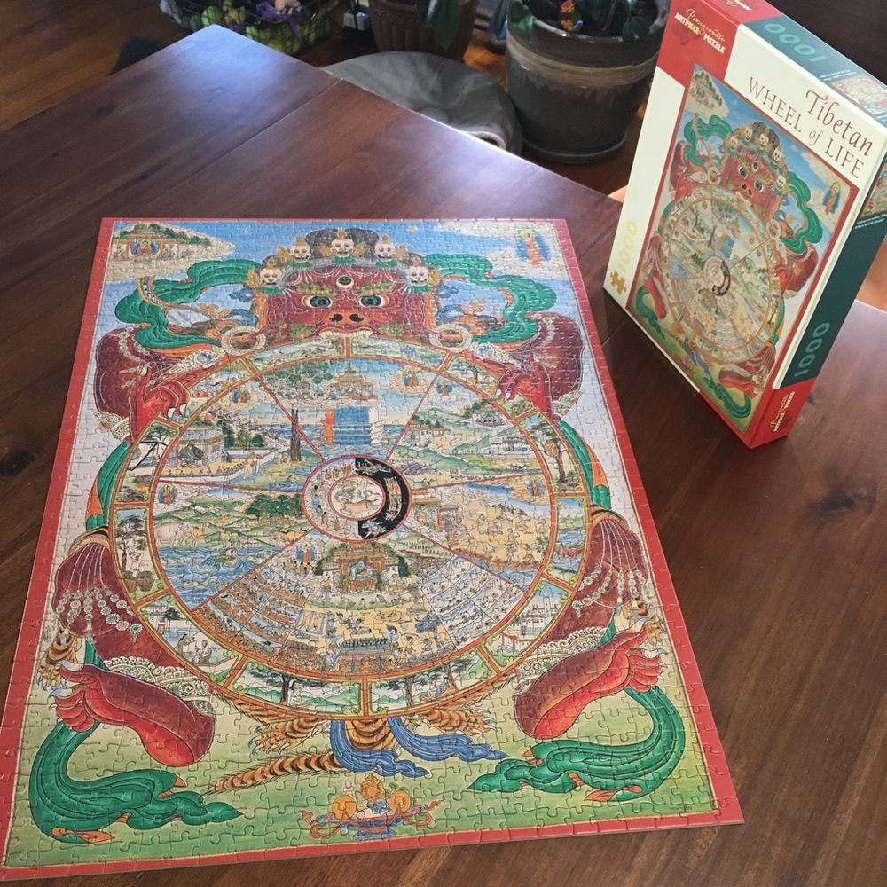 Tibetan Wheel of Life 1000 piece puzzle